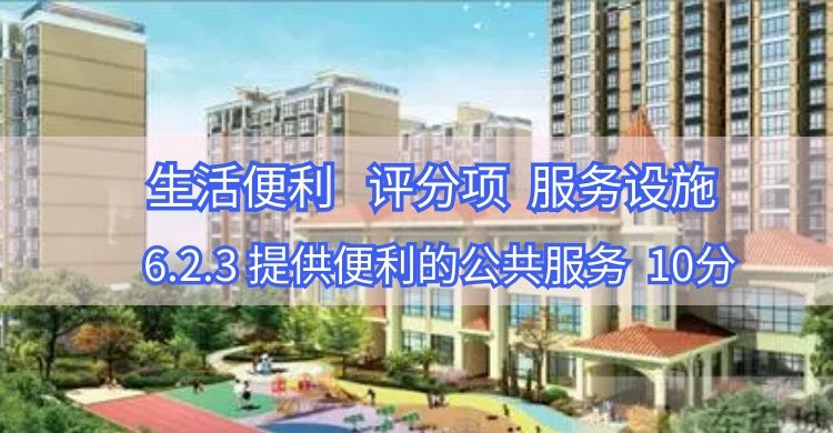 6.2.3提供便利的公共服务