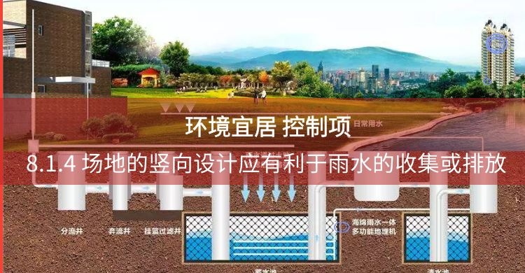 8.1.4设计利于雨水的收集或排放