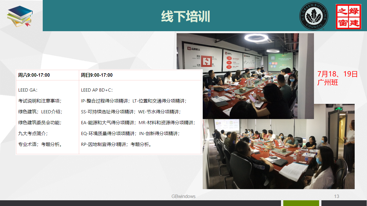 LEED GA/AP培训、证书考试及维护全过程讲解PPT