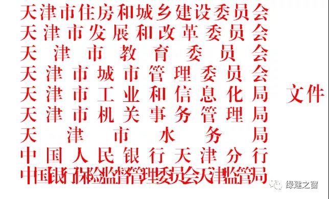 关于印发天津市绿色建筑创建行动实施方案的通知