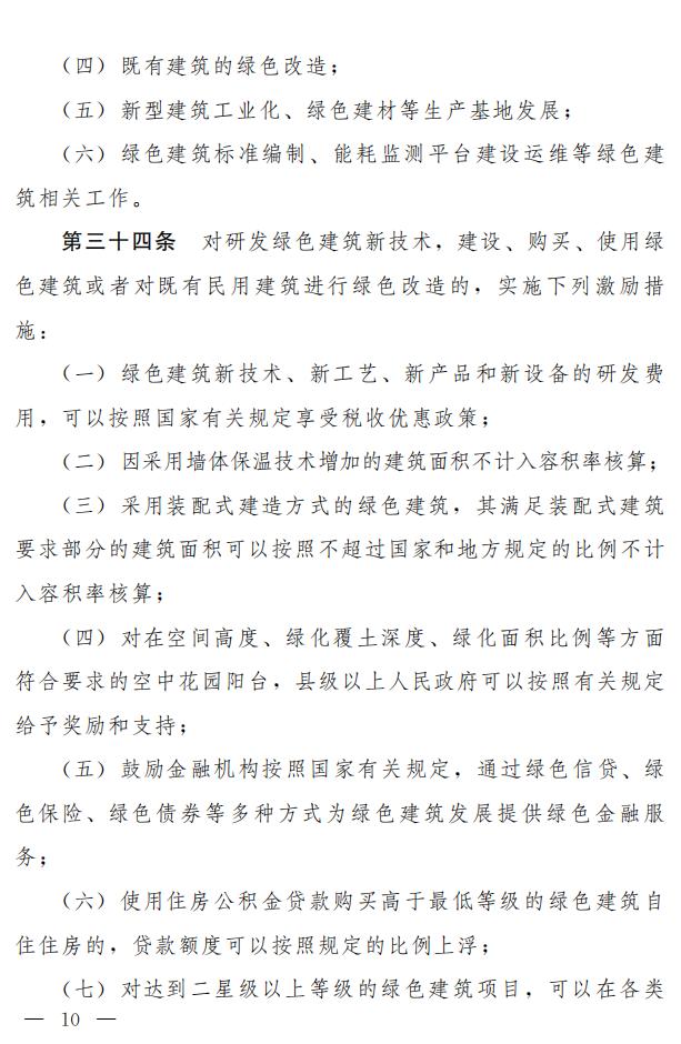 【河南】《河南省绿色建筑条例》发布，自2022年3月1日起施行