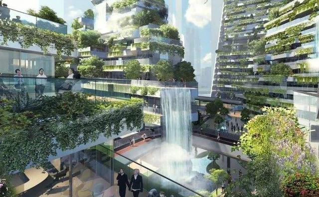 绿色建筑，是一种高质量建筑，更好地处理与自然的关系