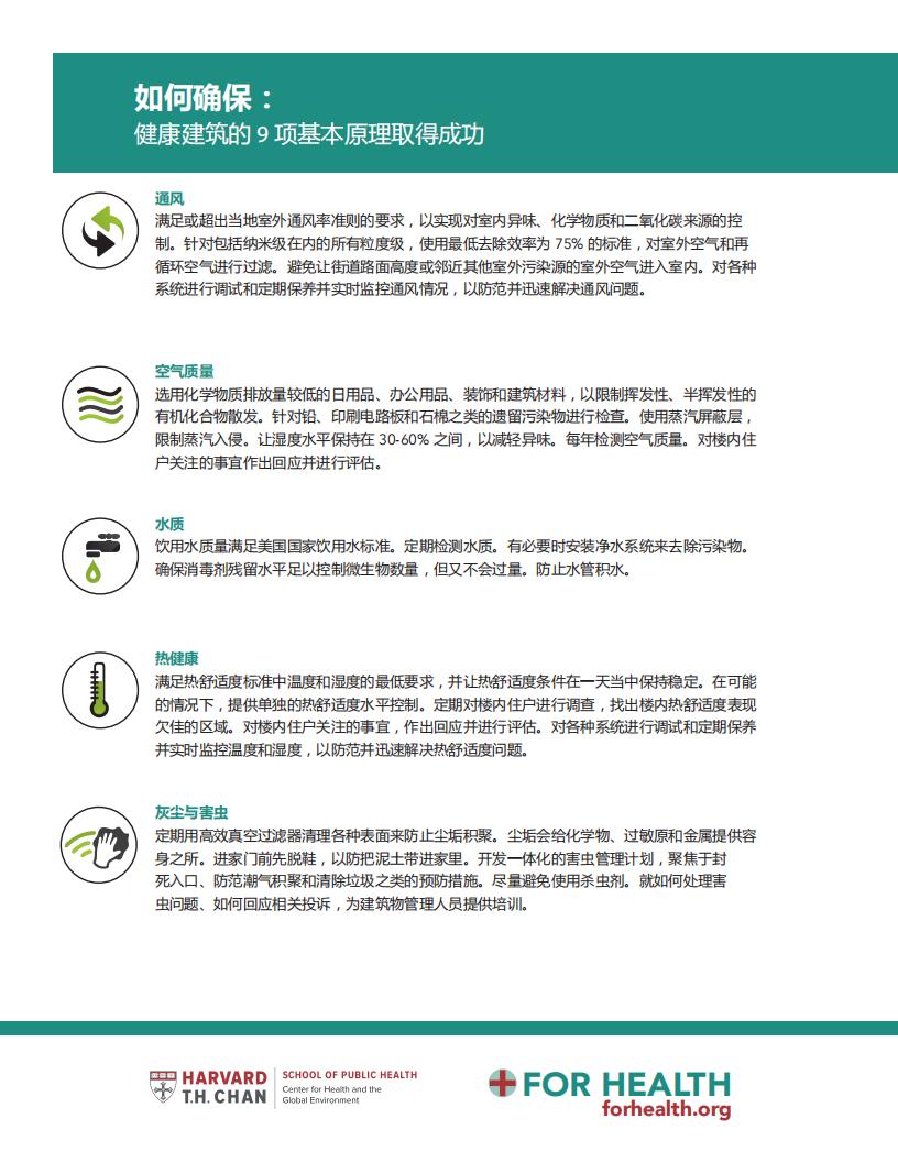 【学习】健康建筑9项基本原理