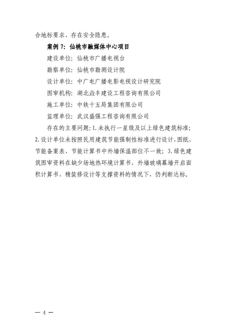 【湖北省】2021年度建筑节能工作检查通报