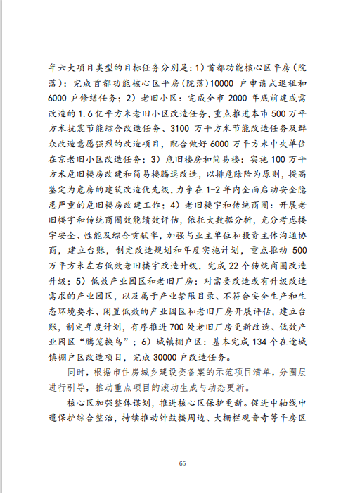《北京市城市更新专项规划(北京市“十四五”时期城市更新规划)》发布