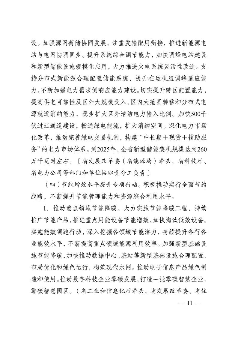 《江苏省碳达峰实施方案》印发！ 实施“碳达峰八大专项行动”