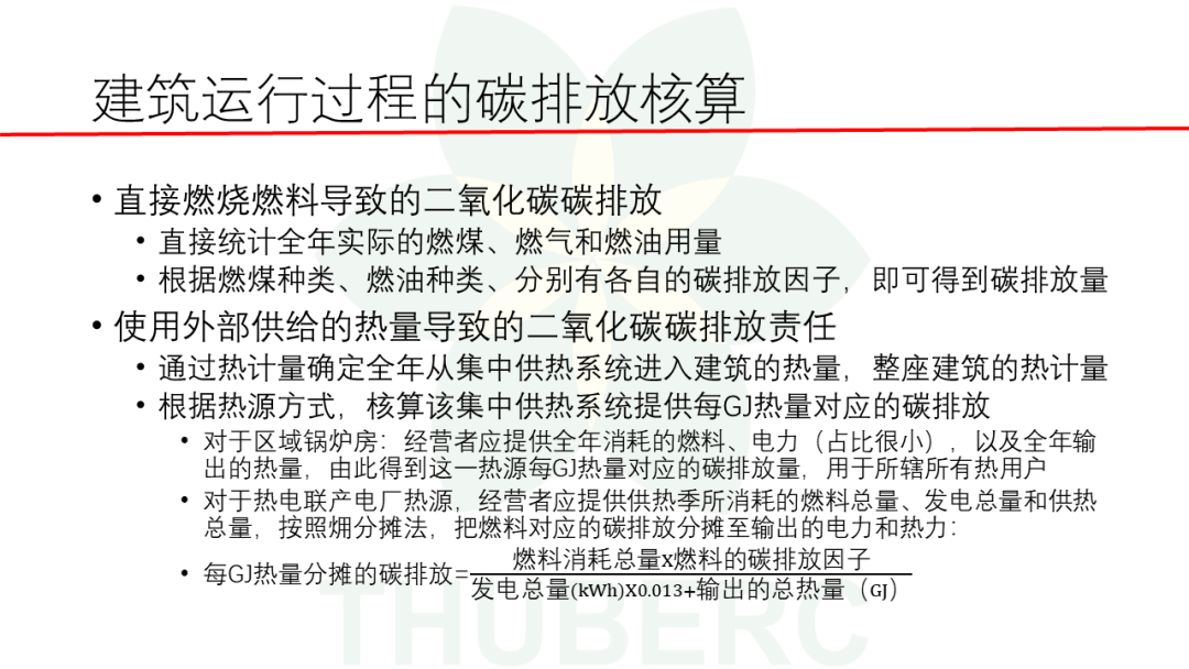 建立正确的碳排放核算方法促进建筑低碳发展