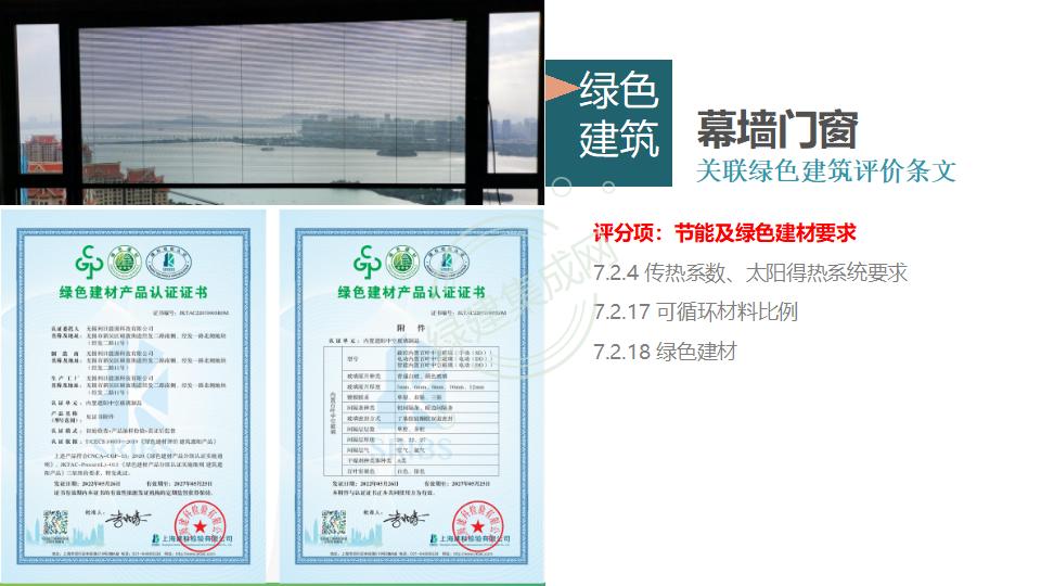 幕墙门窗赋能绿色建筑发展-绿色版2023-4-22讲座版PPT