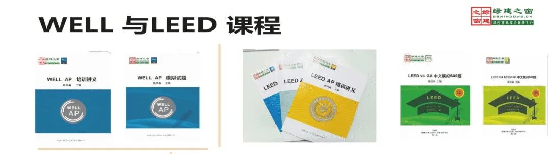 【培训】LEED GA+AP 与 WELL AP2024年培训计划表