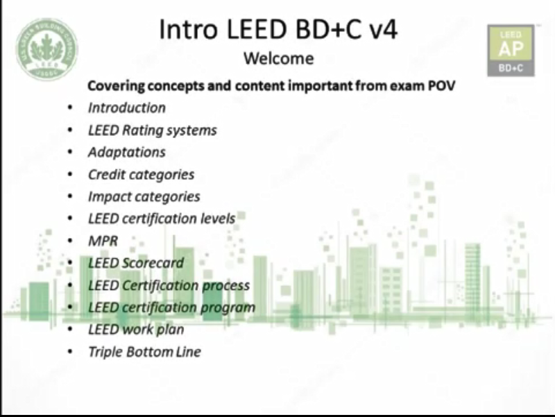 LEED GA/AP V4 得分点串讲-01LEED Introduction.mp4