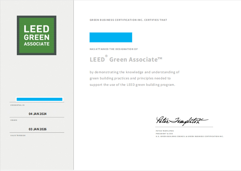 LEED GA/AP证书培训 | 【上海】10月26日即将开课