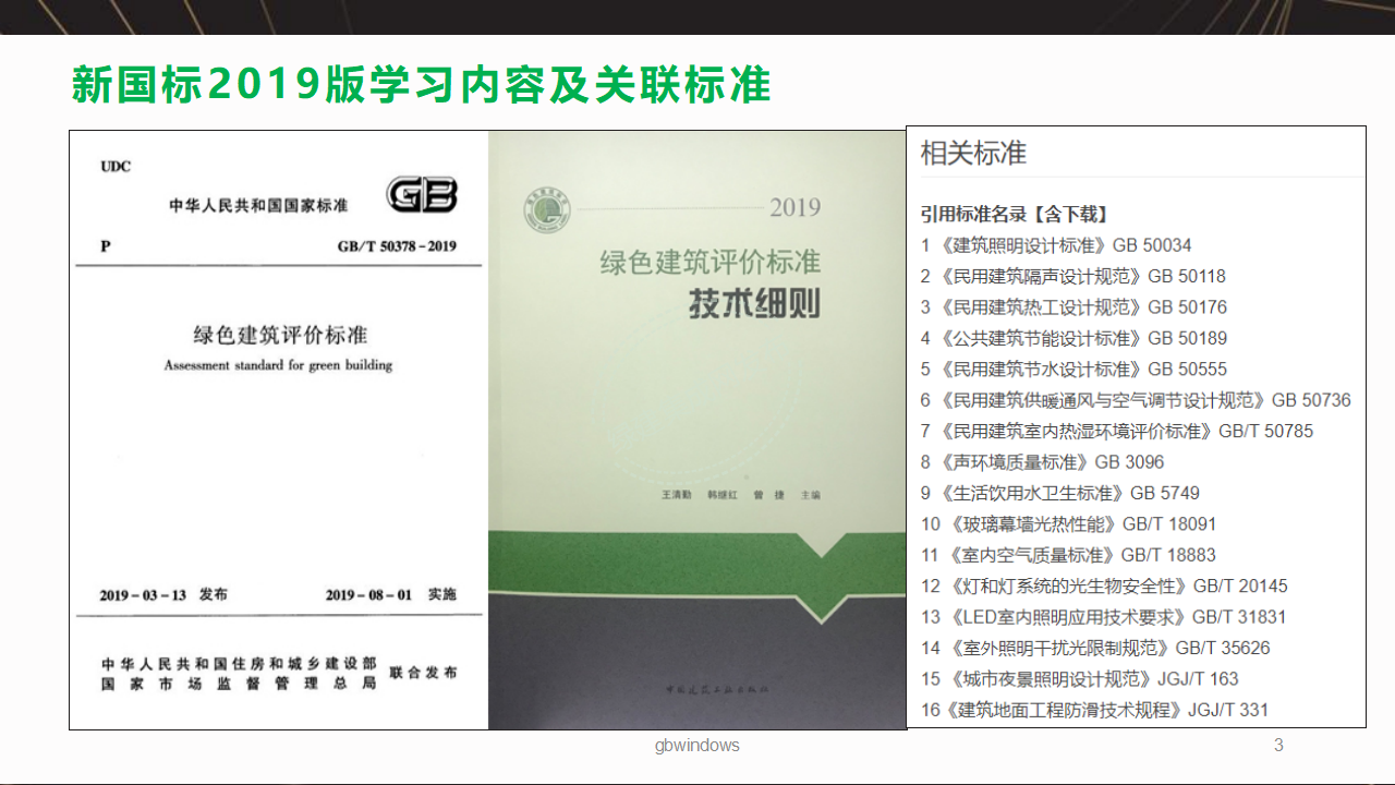 【5-6】绿建基本知识及相关政策-PPT（讲座专用）