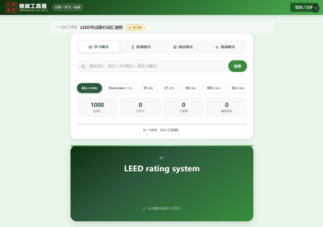 LEED AP 备考别凑了：12 个工具排好序，照着用就行