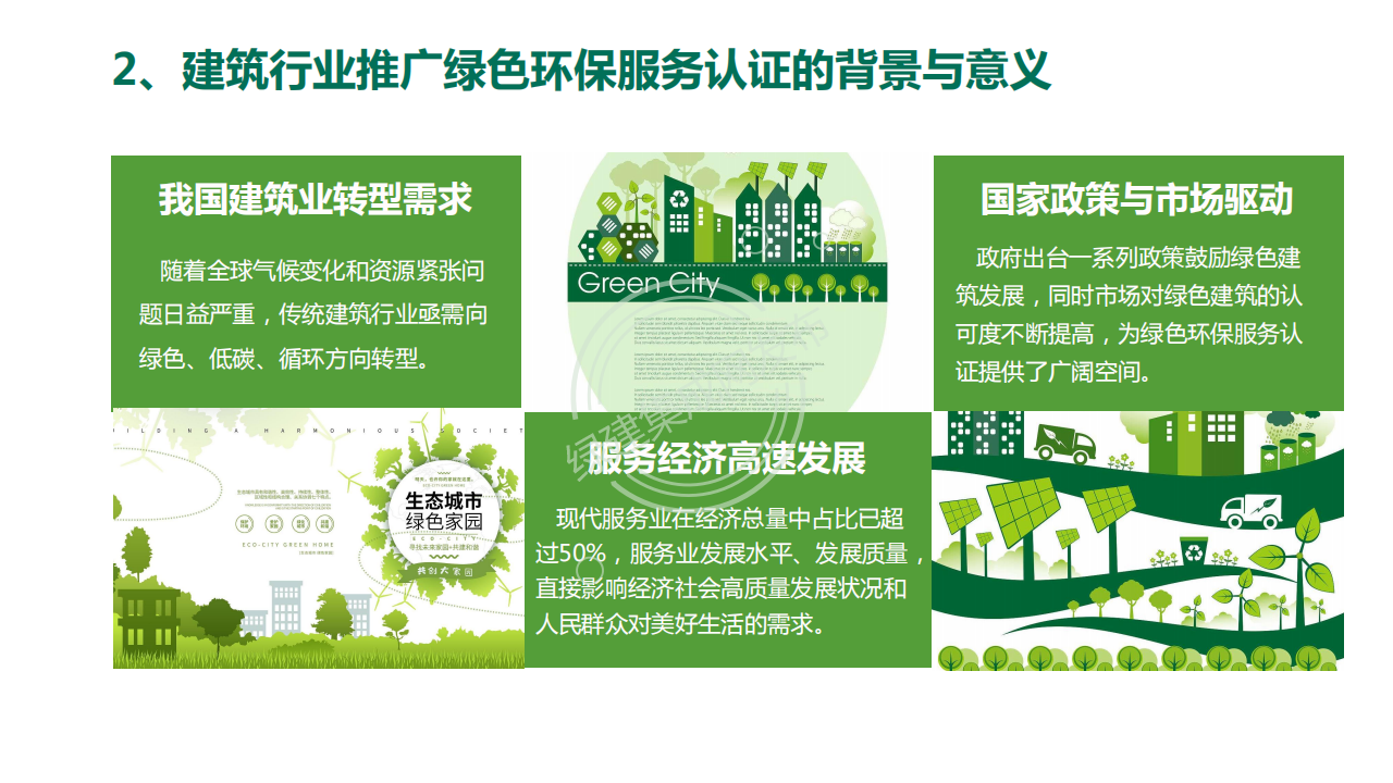 绿色环保服务认证