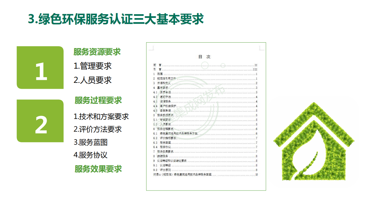 绿色环保服务认证